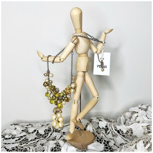 2005 Anthro “Nouveau Pearl Necklace” by Rada - Picture 12 of 16